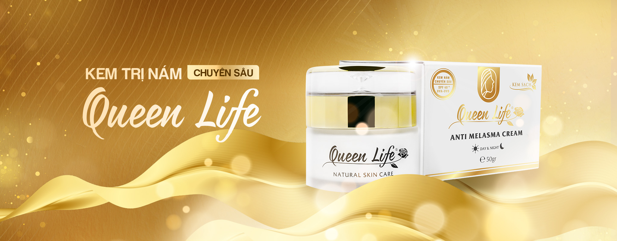 Kem trị nám cao cấp Queen Life