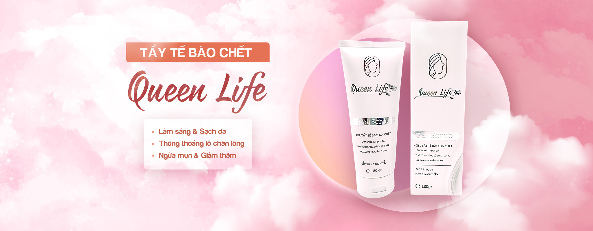 TẨY TẾ BÀO CHẾT TOÀN THÂN QUEEN LIFE